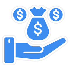 Profit Vector Icon Style