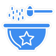 Baby nutrition Vector Icon Style