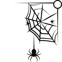 Halloween Spider Corner
