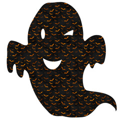 Halloween clipart spooky illustrations of pumpkins, ghosts, bats, witches, haunted house, skeletons, creepy decorations, vector design set, scary cartoon elements for autumn holiday party