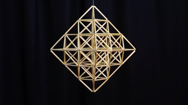 Handmade straw garden making in Lithuania. Lithuanian heritage.