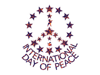 Colorful International Day of Peace Vector Illustration – EPS Format