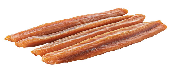 Close Up View Of Golden Brown Fried Churros Dusted With Sugar Isolated On Transparent Background