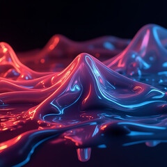 abstract background with red smoke