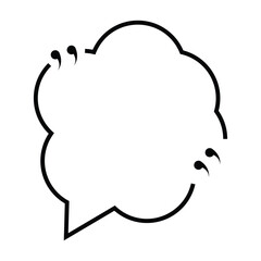 Set of quote frames on a white background. Vector illustration EPS10