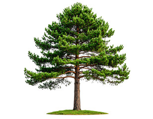 Obraz premium Pine tree isolated on transparent background png
