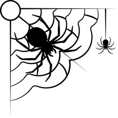 Halloween Spider Corner