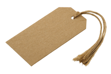 Blank kraft paper price tag