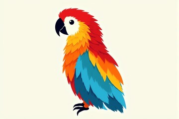 Fototapeta premium blue and yellow macaw ara