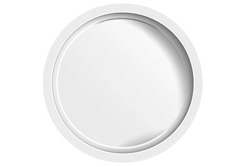 Empty white circular plate