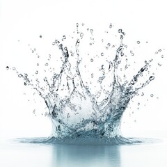 Water splash, crown-like form