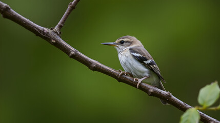 Blatt einer Birke im Detail