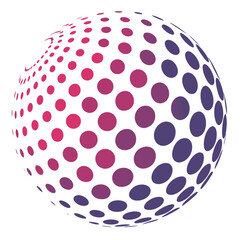 abstract sphere vector
