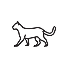"Cat Silhouette Vector &ndash; Elegant Feline Designs for Logo, Art & Decoration"