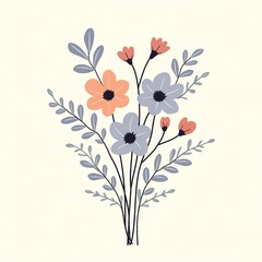floral background with flowers