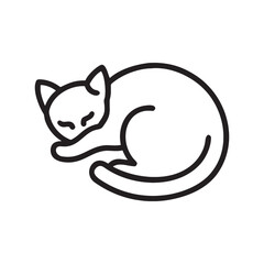 "Cat Silhouette Vector &ndash; Elegant Feline Designs for Logo, Art & Decoration"