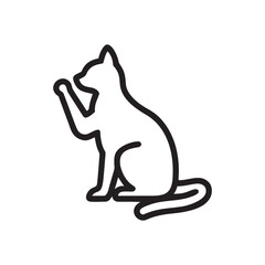 "Cat Silhouette Vector &ndash; Elegant Feline Designs for Logo, Art & Decoration"