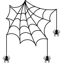 Halloween Spider Web Decoration