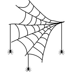 Halloween Spider Web Decoration