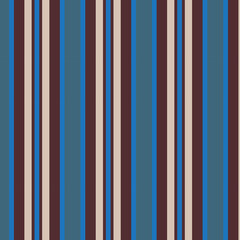 Abstract vintage vector illustration with seamless blue and white striped pattern on a fabric texture backdrop