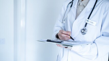Law and medical documents illustration