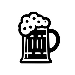 Beer Stein Silhouette for Oktoberfest