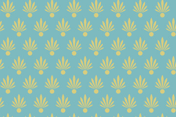 Sacred floral Geometry Harmonic  Seamless Pattern