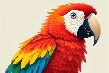 Obraz premium blue and yellow macaw ara