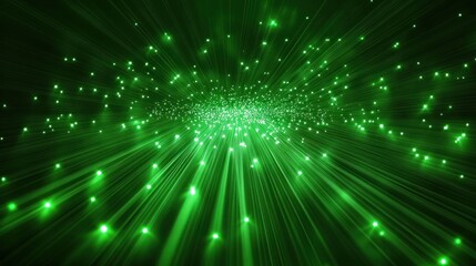 Obraz premium Abstract green light design