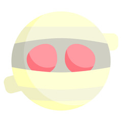 mummy icon with flat style. Suitable for website design, logo, app and UI. Based on the size of the icon in general, so it can be reduced.