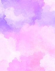 Pastel cloudscape