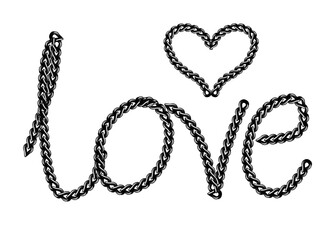 Love in Chains A symbolic expression of affection with a on transparent background