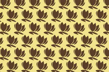 Sacred Geometry Lotus simple  Luxury  Seamless Pattern