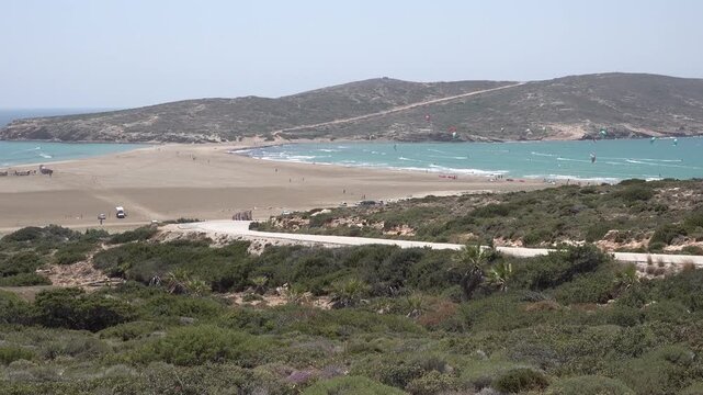 Windswept Beauty of Prasonisi Peninsula