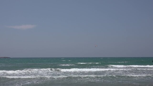 Kitesurfers Dancing with the Wind at Prasonisi