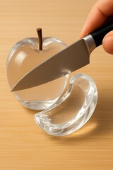 apple jelly slicing