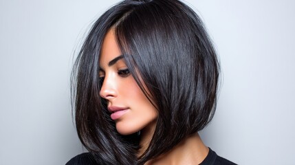 Asymmetrical Lob (Long Bob) hairstyle