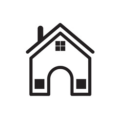 Simple set of home icon home icon without door home icon with door home icon with circle