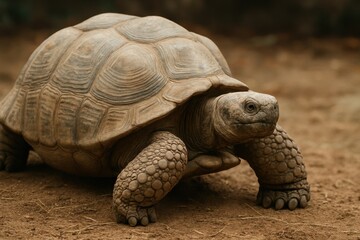   Gal&aacute;pagos Tortoise in Natural Habitat