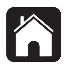 Simple set of home icon home icon without door home icon with door home icon with circle