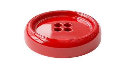 Glossy 3D blank button icon — empty rounded UI element, high-resolution render isolated on transparent background for app interfaces, web design, mockups, and product labels — clean PNG cutout look