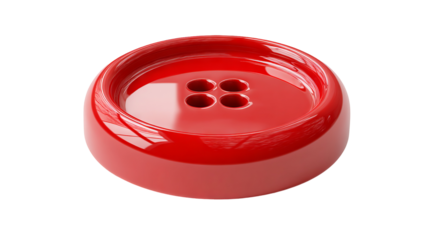 Glossy 3D blank button icon — empty rounded UI element, high-resolution render isolated on transparent background for app interfaces, web design, mockups, and product labels — clean PNG cutout look