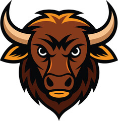 Mascot logo colour vector Animal Daed 