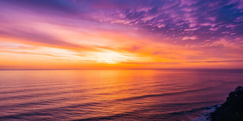 Obraz premium sunset over the sea