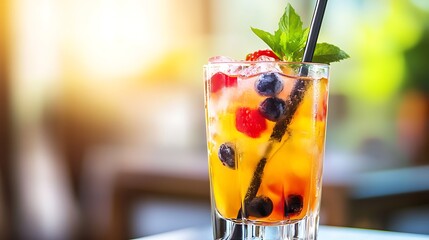 A non alcoholic mixed drink is a cocktail style beverage