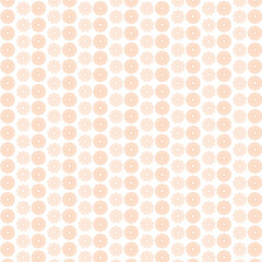 Minimalist Polka Dot Seamless Vector Pattern in Soft Peach Shades
 Elegant Soft Peach Circle Repeat Seamless Background for Stationery and Home Decor