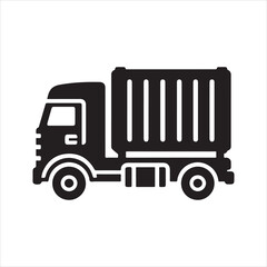 truck isolated on white background