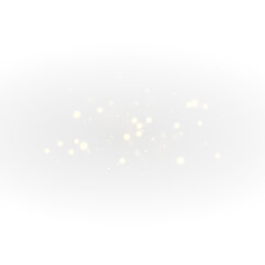 Yellow glitter sparkle dust with glowing magic, bright light and holiday festive background png. Magical glowing yellow dust with sparkling flare, bright light and festive christmas decoration png.