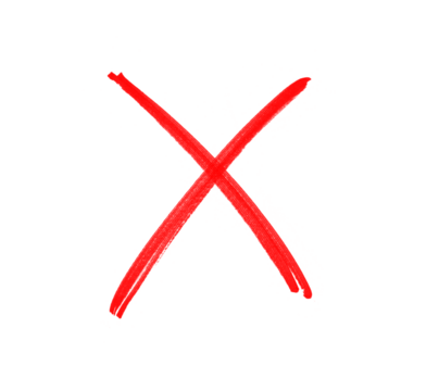 Red cross sign on transparent background, Red cross marker png. Red cross marker isolated on a white background. hand-drawn red cross marker.	