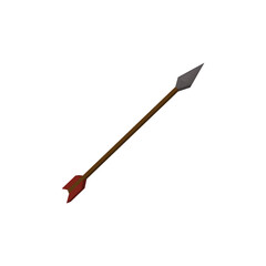 3d render of an arrow